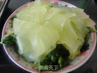 【菠菜拌粉皮】的做法步骤：5