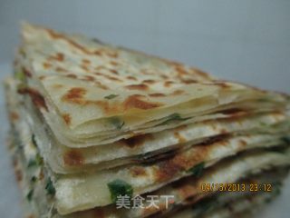葱油千层饼的做法步骤：15