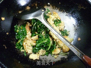 马兰炒鸡蛋的做法步骤：13