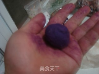 紫薯芝麻球的做法步骤：5