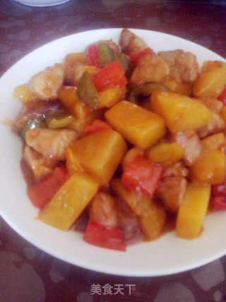 菠萝咕老肉的做法步骤：12