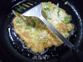生菜虾皮摊鸡蛋的做法步骤：12