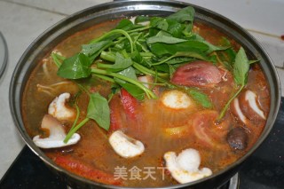试做泰式火锅(冬阴功汤底）的做法步骤：7