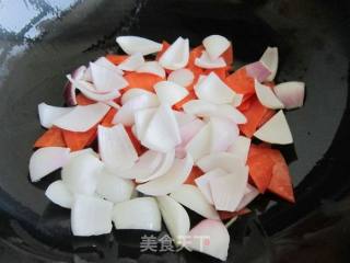 滑炒素三鲜的做法步骤：9