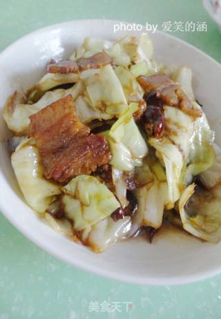 【干锅腊肉包菜】的做法步骤：6