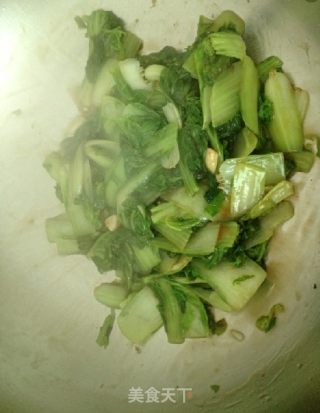 蒜香醋溜小白菜的做法步骤：7