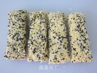 剩土司变桌上肴の【芝心土司鱼卷】的做法步骤：16