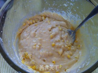 烤玉米蛋糕的做法步骤：5