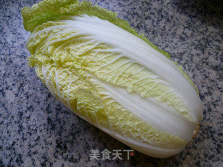 娃娃菜梗拌海蜇的做法步骤：1