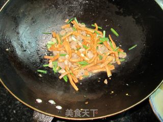 葱香瘦肉豆腐丝的做法步骤：11