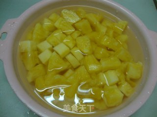 菠萝酸甜排骨的做法步骤：3