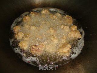 菠萝酸甜排骨的做法步骤：7