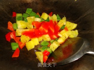 菠萝酸甜排骨的做法步骤：11