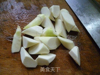 香菇茭白烧肉的做法步骤：4