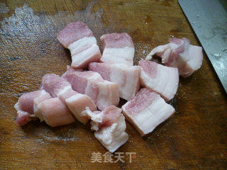 香菇茭白烧肉的做法步骤：7
