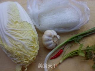 蒜茸粉丝蒸白菜的做法步骤：1