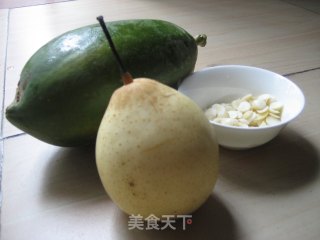 雪梨南北杏木瓜煲猪肺的做法步骤：9