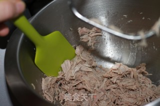 真正蓬松的肉松的做法步骤：2