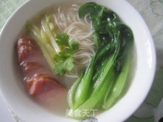 骨汤煮面的做法步骤：10