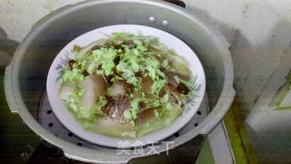 干丝蒸咸肉的做法步骤：9