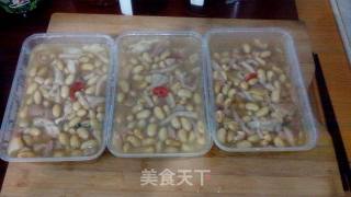 肉皮黄豆冻的做法步骤：1