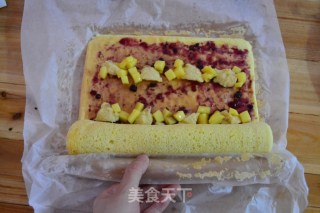 【芒果蓝莓卷】的做法步骤：14