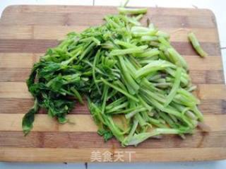 豆豉拌水芹菜的做法步骤：3