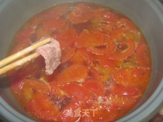 西红柿牛肉的做法步骤：10