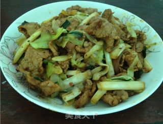 韭黄回锅的做法步骤：10