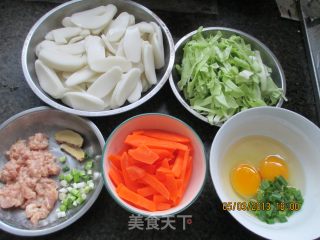 炒年糕的做法步骤：1