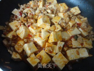 【肉末豆腐】的做法步骤：8