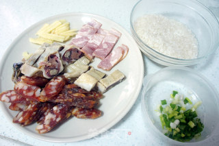腊味煲仔饭的做法步骤：2
