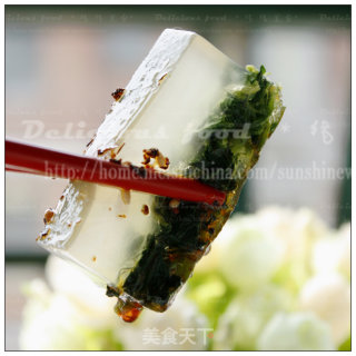 青叶碧玉*晶莹剔透-----水晶菠菜冻的做法步骤：14