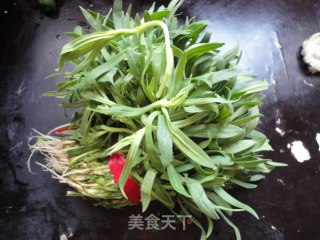【蒸面叶菜】的做法步骤：1