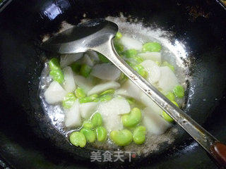 蚕豆炒山药的做法步骤：11