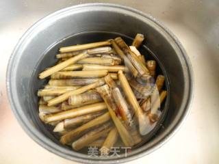 原汁竹蛏的做法步骤：1