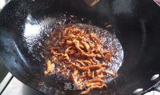 蒜苔炒肉的做法步骤：9