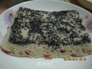 芝麻枸杞胖糕的做法步骤：6