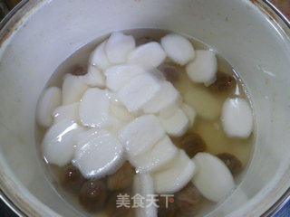 冰糖桂圆年糕汤的做法步骤：7
