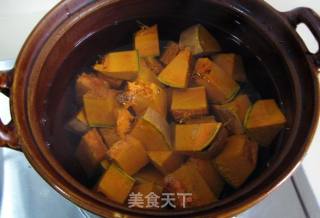 高汤南瓜枸杞粥的做法步骤：3