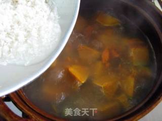 高汤南瓜枸杞粥的做法步骤：4