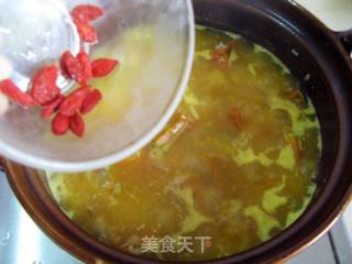 高汤南瓜枸杞粥的做法步骤：7