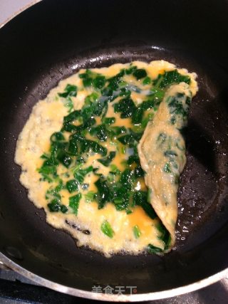 菠菜鸡蛋卷的做法步骤：5