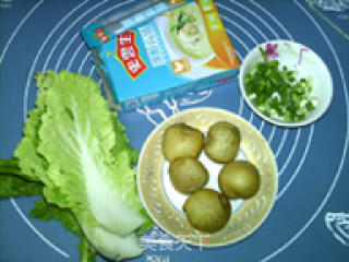 鸡汁土豆羹的做法步骤：1