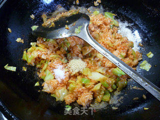 辣椒酱圆白菜炒饭的做法步骤：8