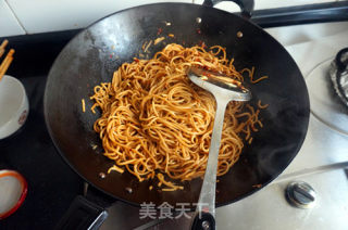香辣炒面的做法步骤：6