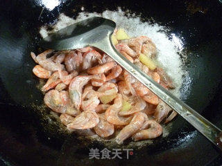 雪菜炒籽虾的做法步骤：10
