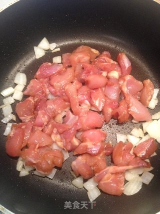 沙爹鸡肉炒乌冬的做法步骤：5