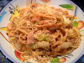 沙爹鸡肉炒乌冬的做法步骤：9