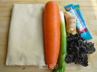 高汤豆皮结的做法步骤：1